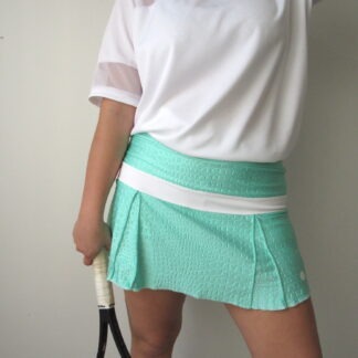 Pollera Milán Labrada Aqua