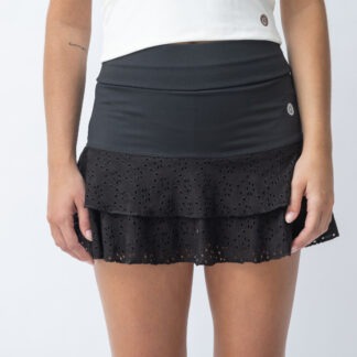 Pollera Valencia Negro