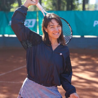 Rompeviento Alaska Negro Lunares